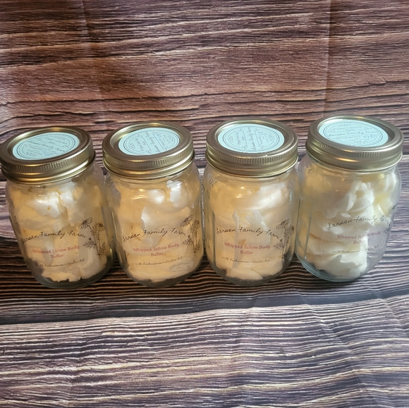 Larsen Family Farm Whipped Body Tallow Frankincense&Castor Oil - Picture 1 of 5